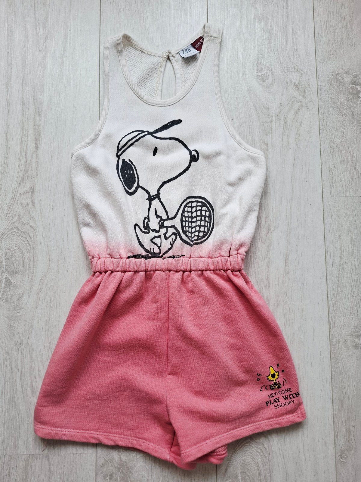 zara snoopy jumpsuit mt. 146 - 152, Broek, Zo goed als nieuw, Zara, Verzenden