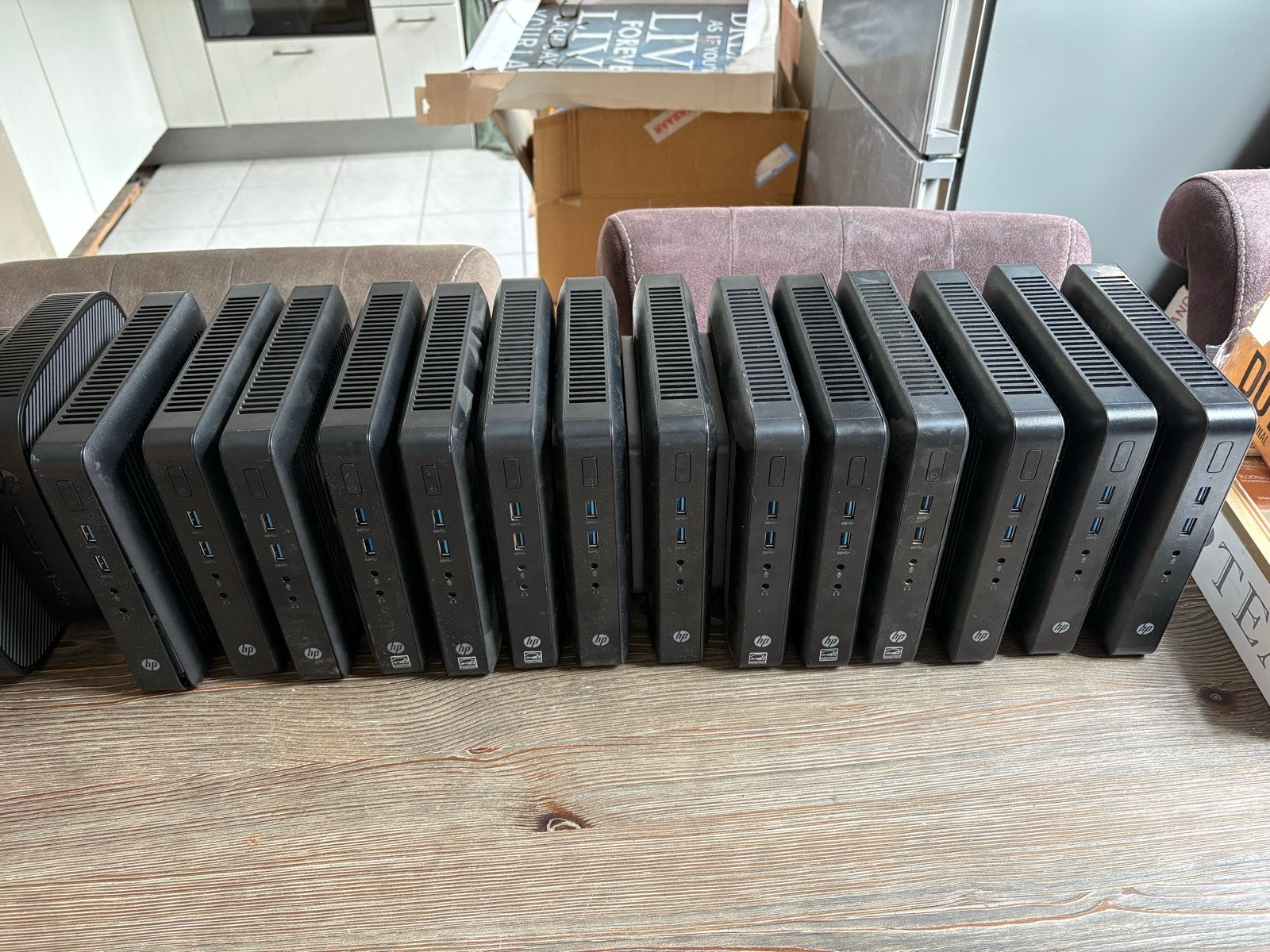 Grote partij HP thin clients zonder ssd / zonder Ram 17stuks, Gebruikt, Ophalen of Verzenden, SSD, Met videokaart