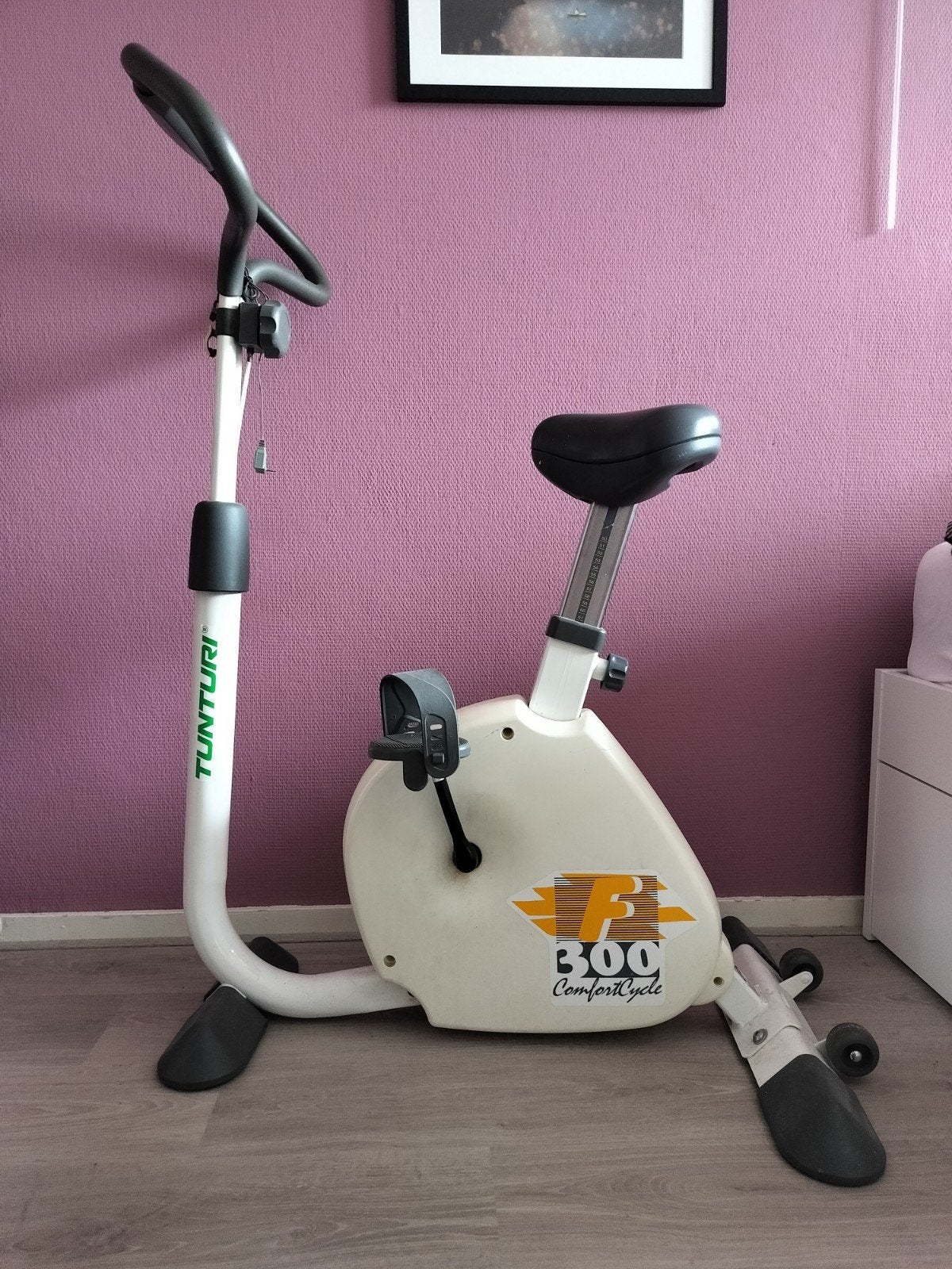 Tunturi F300 ComfortCycle Hometrainer, Ophalen, Gebruikt, Metaal, Benen