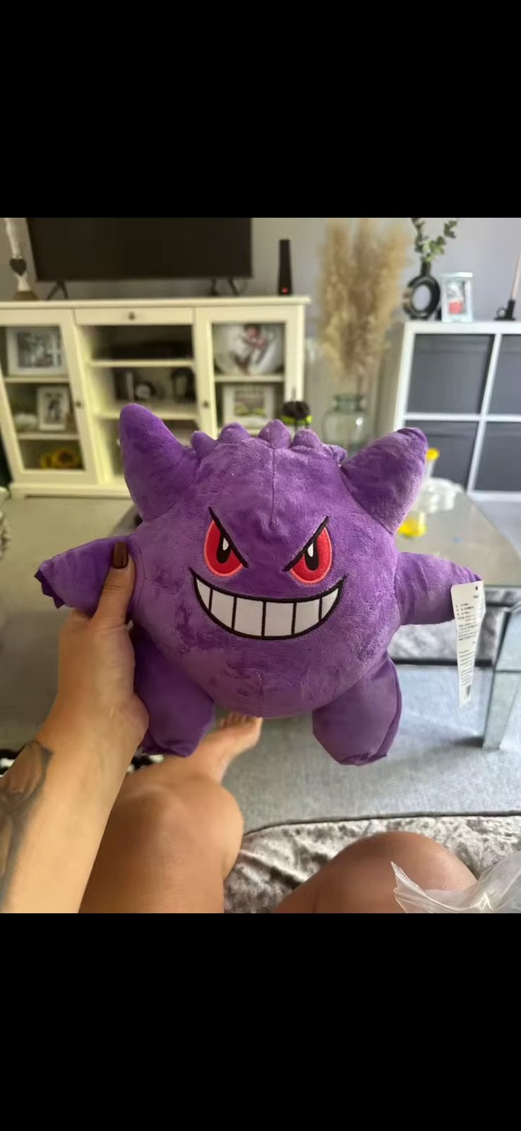 Gengar knuffel +-20 cm, Ophalen of Verzenden, Overige typen