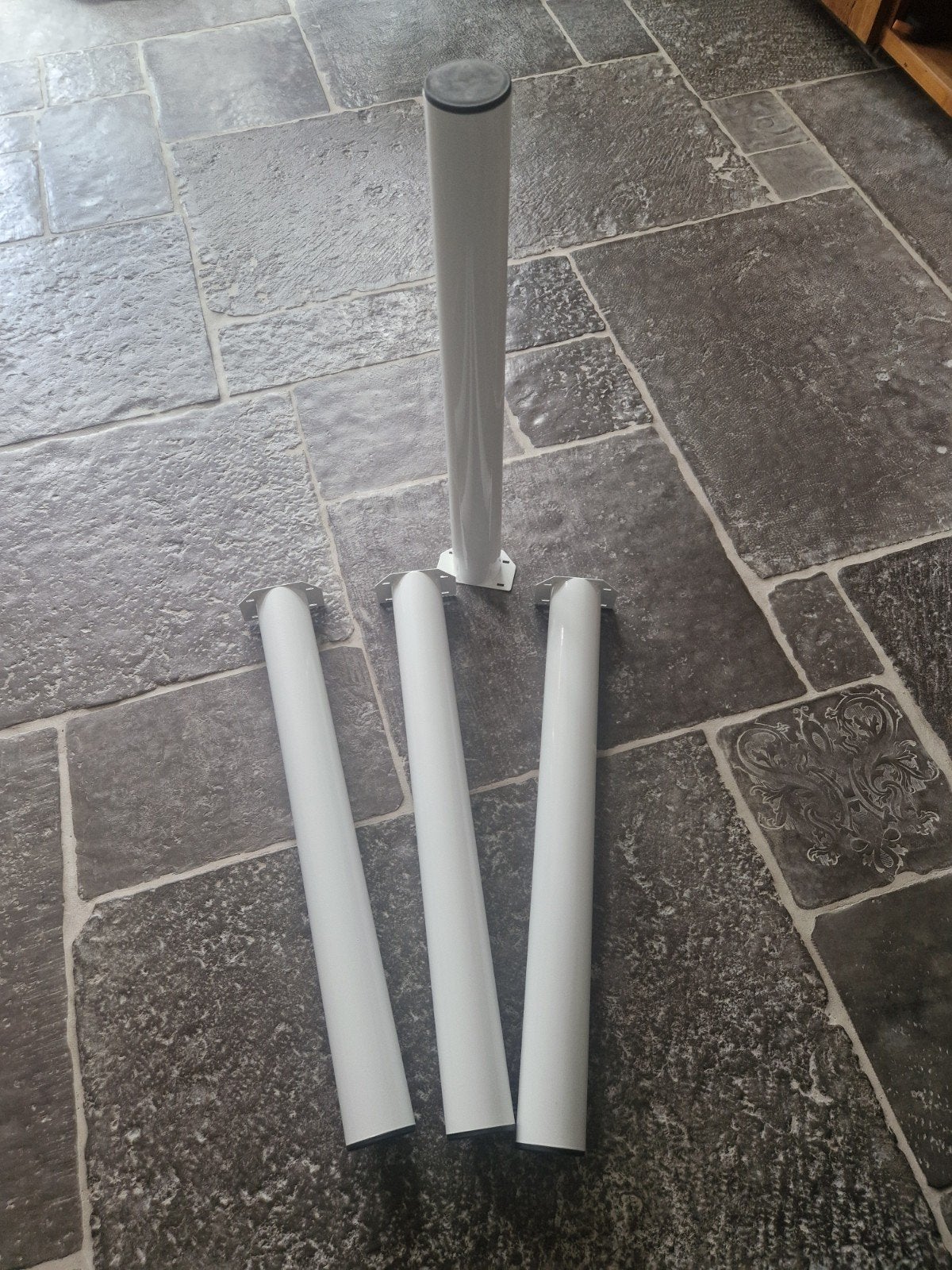 Witte Tafelpoten - Zo Goed als Nieuw, Ophalen, Tafelpoot, Minder dan 50 cm, 50 tot 100 cm