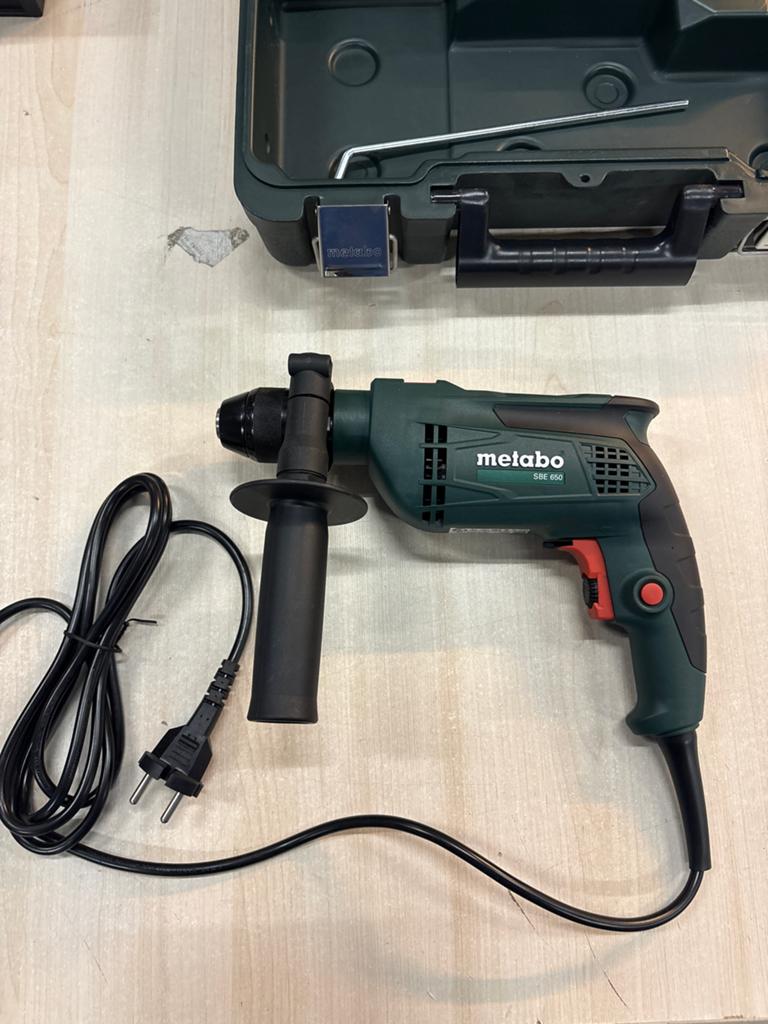 Metabo SBE 650 Klopboormachine gloednieuw, Boormachine, 600 watt of meer, Nieuw, Ophalen of Verzenden