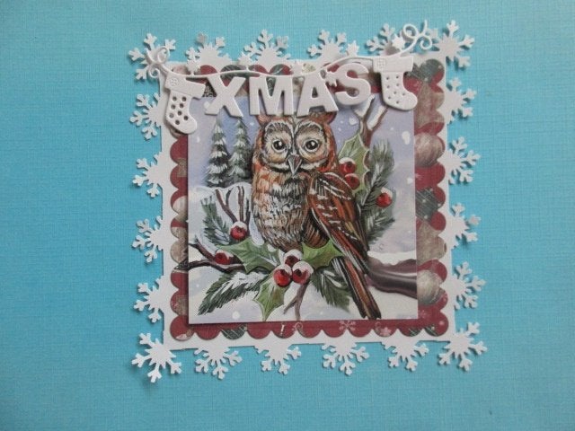 128 KERST opleg setje / uil, Verzenden, Nieuw, Kerst, Overige typen