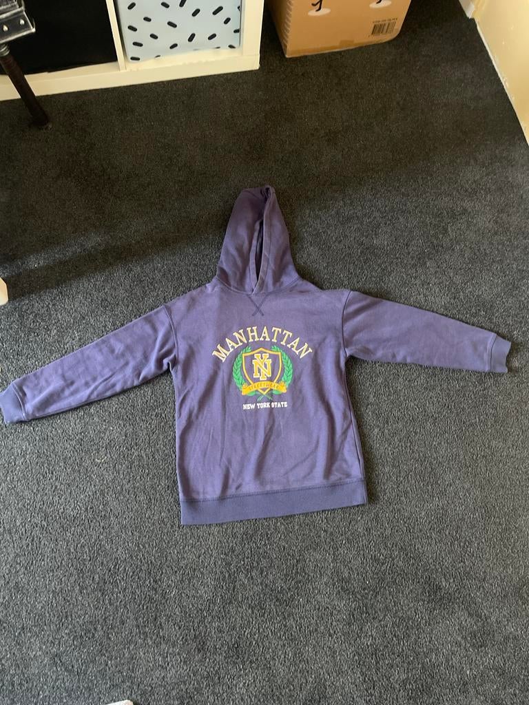 Primark Hoodie Manhattan New York State - Maat 152, Ophalen, Zo goed als nieuw, Jongen of Meisje, Trui of Vest
