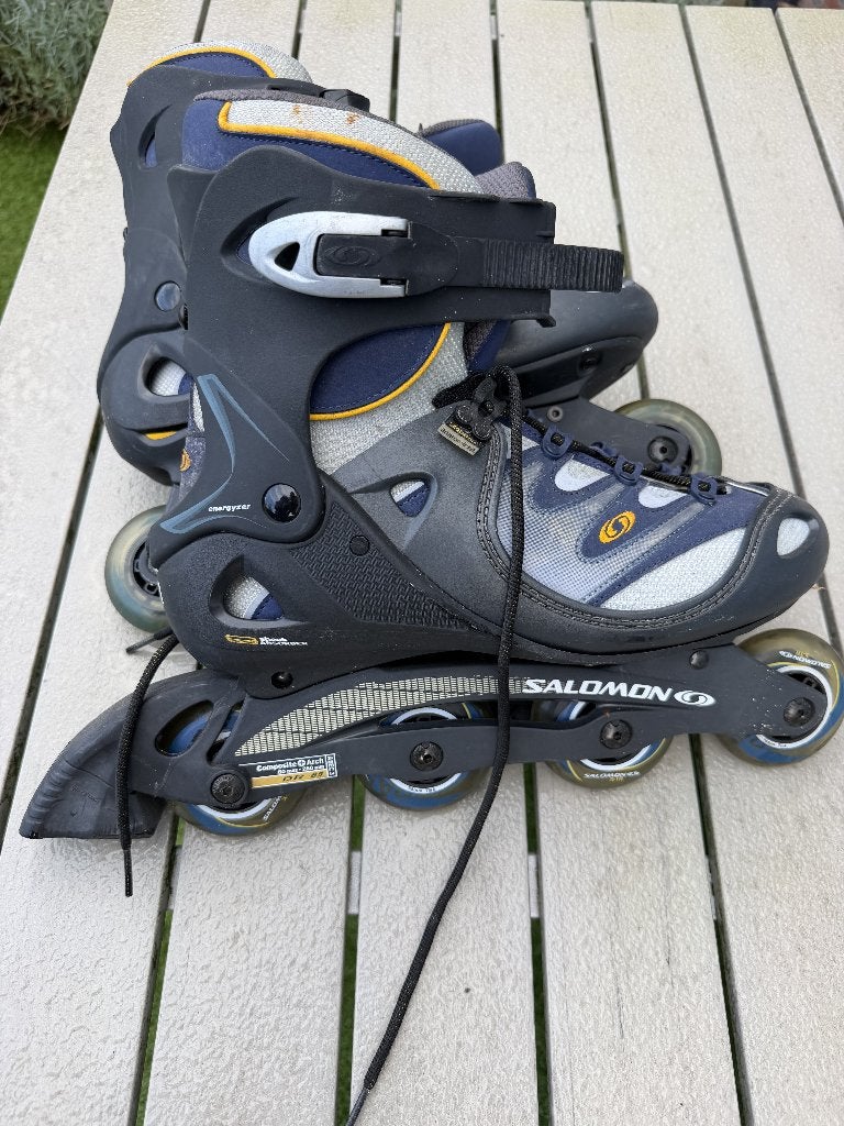Salomon inline skates DR 85, Heren, Zo goed als nieuw, Inline skates 4 wielen, Salomon
