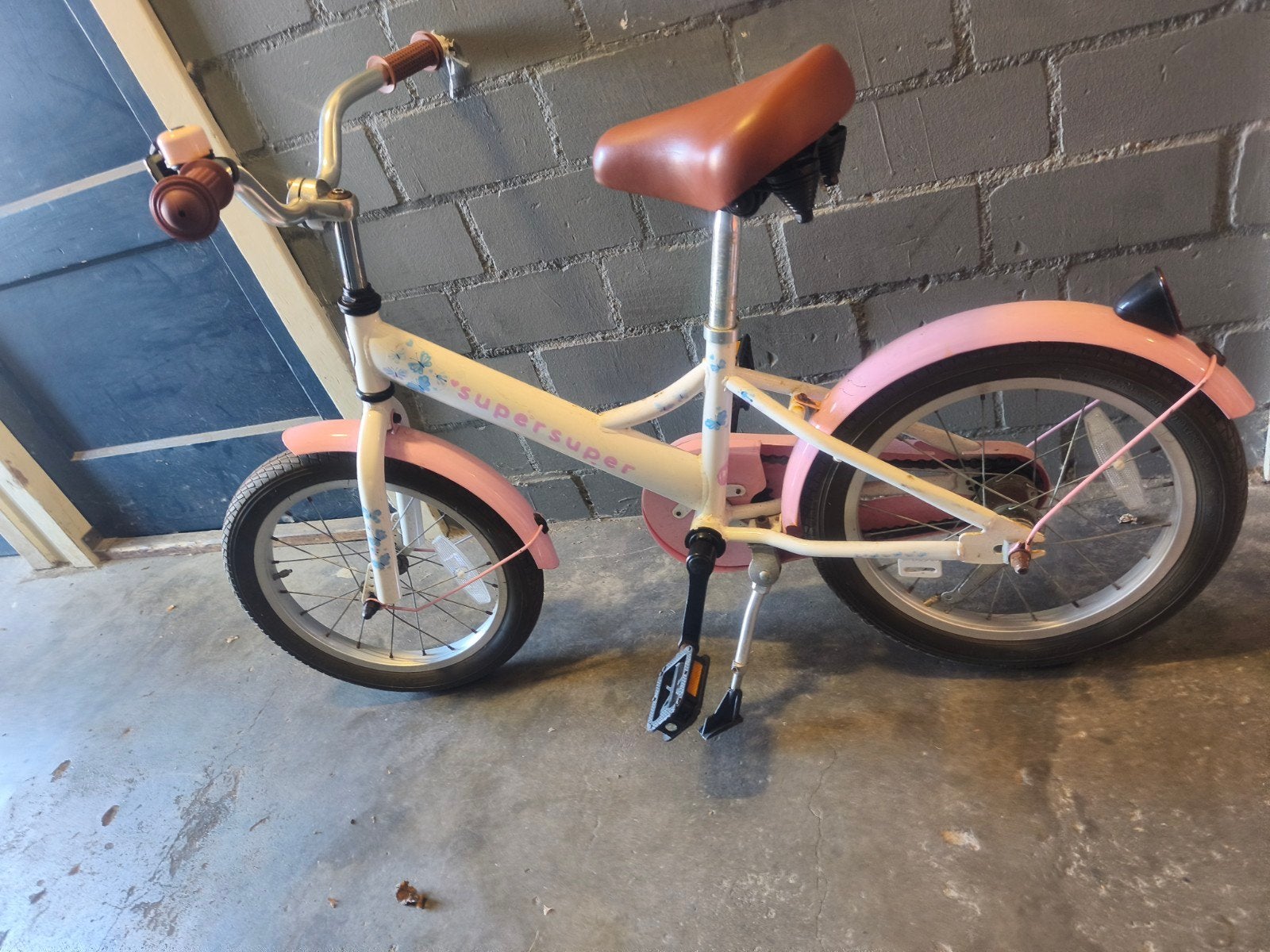 kinderfiets 16 inch, Ophalen, Terugtraprem, Supersuper, 16 tot 20 inch