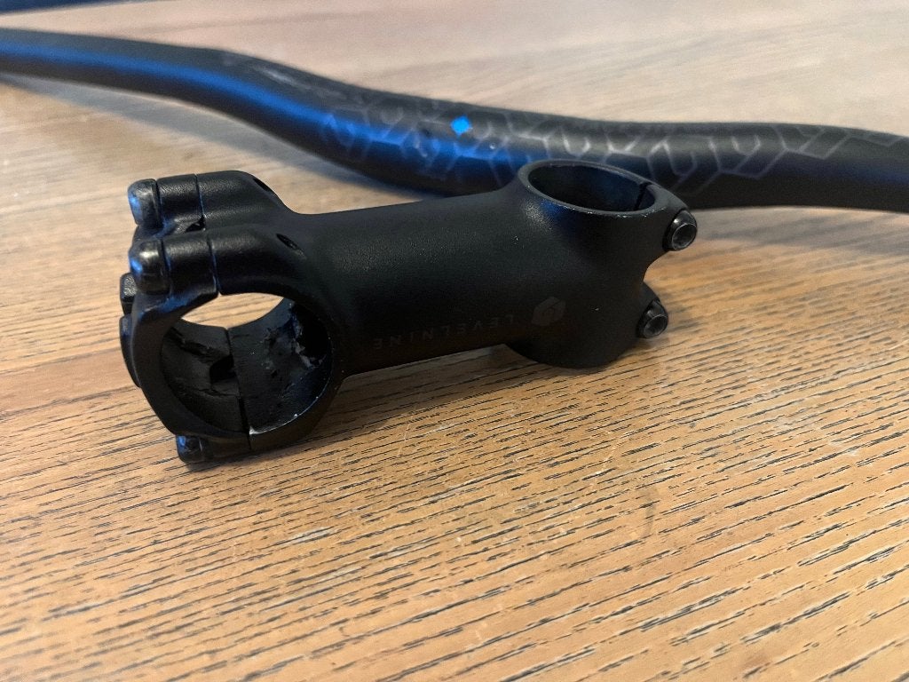 Levelnine Aluminium - Stuur + Stuurpen 80mm (31.8 mm), Ophalen, Gebruikt, Gravelbike, Stuur
