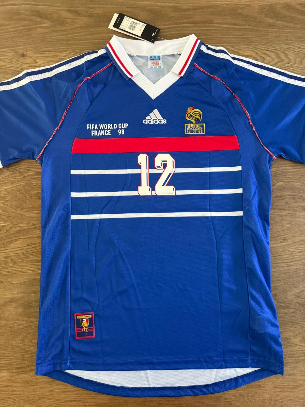 Frankrijk Voetbalshirt 1998 Henry 12 Uitshirt - Maat L, Maat L, Ophalen of Verzenden, Nieuw, Shirt