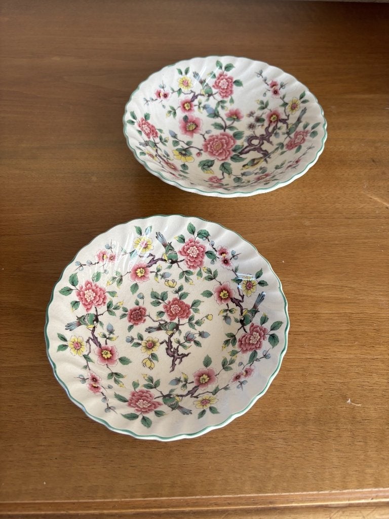 prachtige set van schaaltjes "Chinese Rose", Ophalen, Gebruikt, Overige merken, Vintage