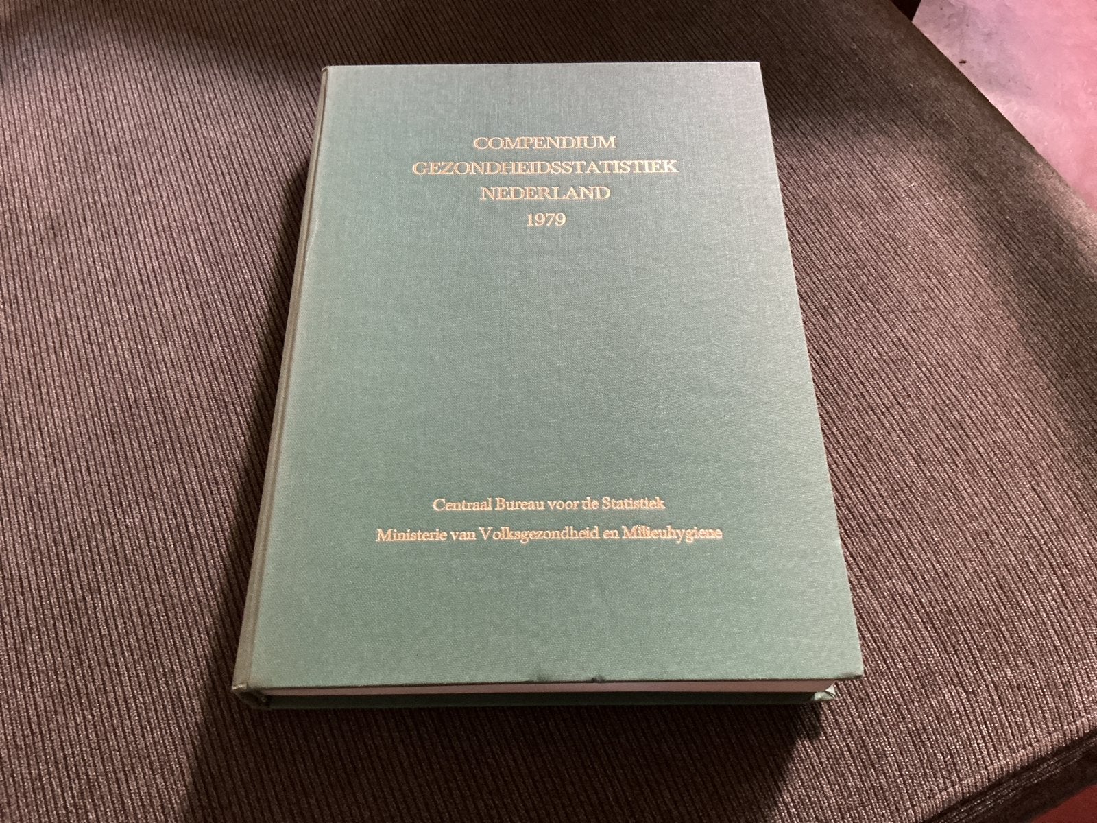 Compendium Gezondheidsstatistiek Nederland 1979, Ophalen of Verzenden, Zo goed als nieuw, Gezondheid en Conditie