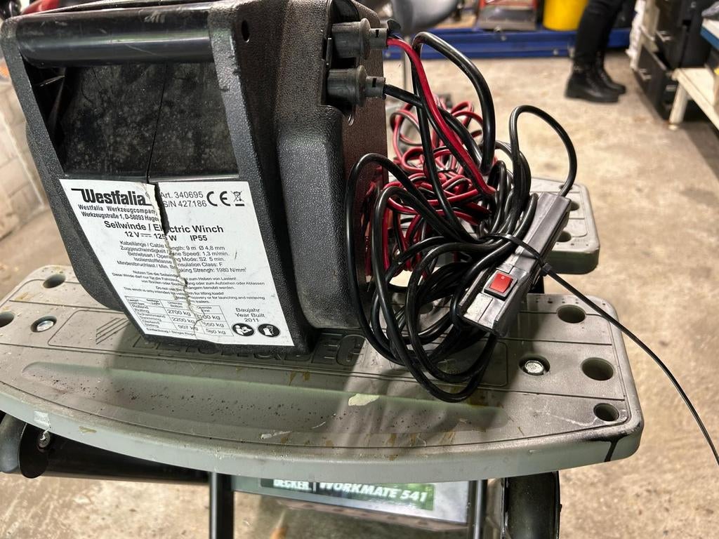 Westfalia Elektrische Lier 12V - 125W - Gebruikt, Ophalen of Verzenden