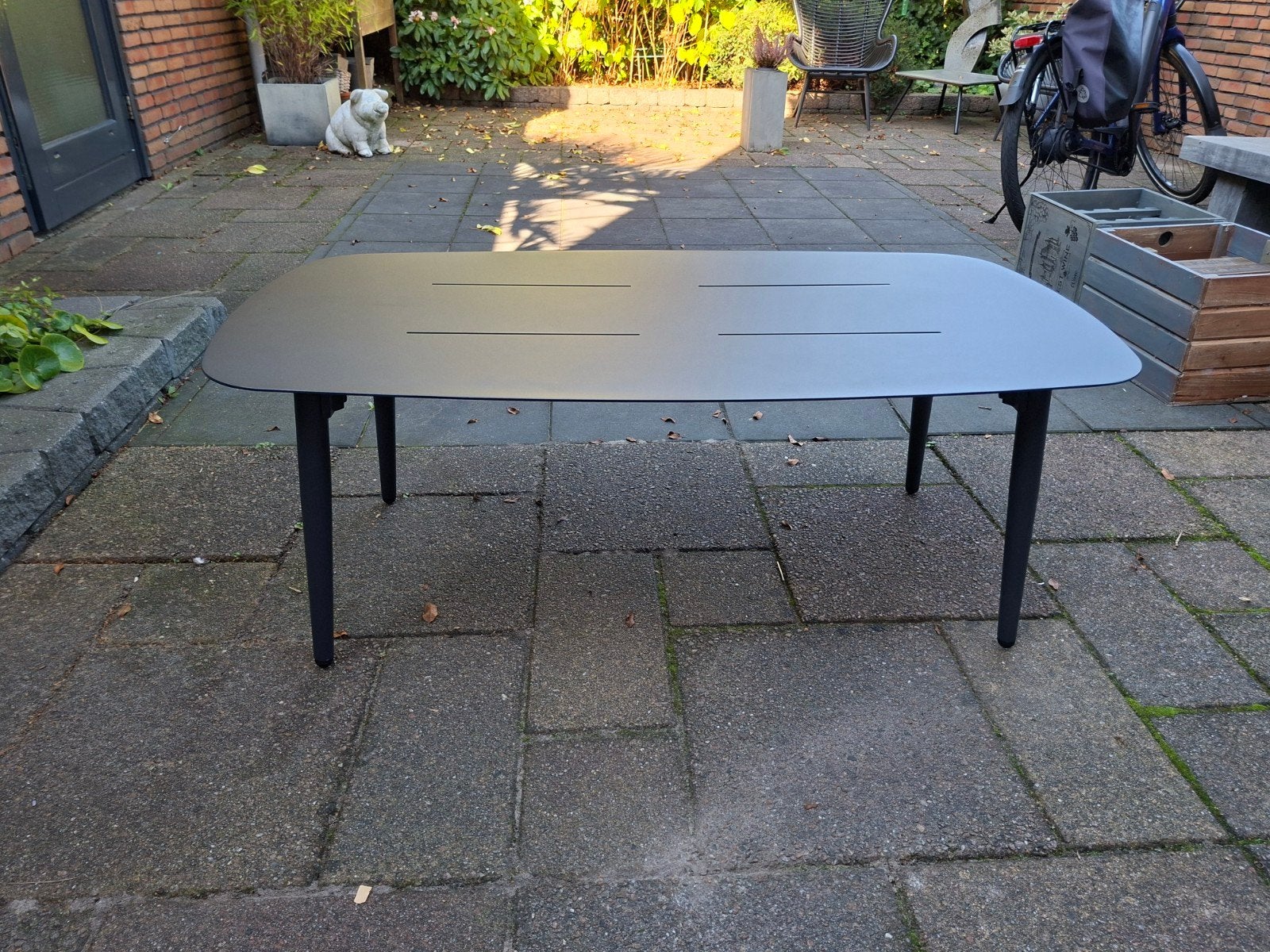 Tuintafel : nieuw, Ophalen of Verzenden, Nieuw, Rechthoekig, Metaal