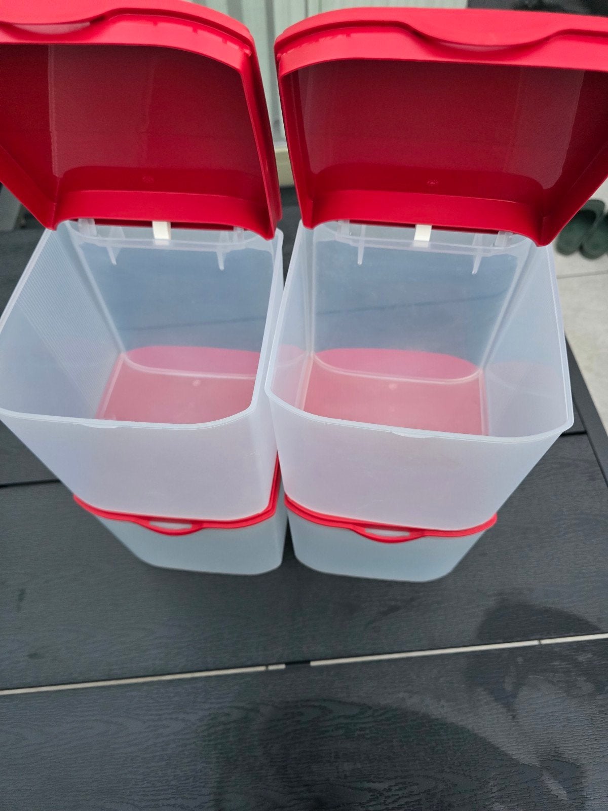 Tupperware voorraad bakjes 4 stuks, Ophalen