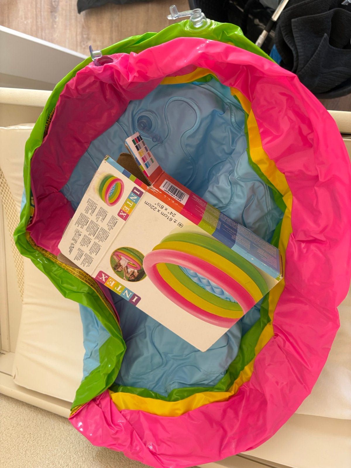 Zwembadje intex - gratis, Tuin en Terras, Zwembaden, Ophalen, Minder dan 80 cm, Opblaaszwembad, Rond