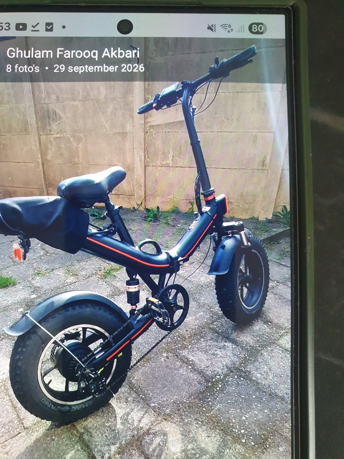Twee Fatbike Elektrische Vouwfietsen - Cross Your City, Fietsen en Brommers, 20 inch of meer, Zo goed als nieuw, Totaal opvouwbaar