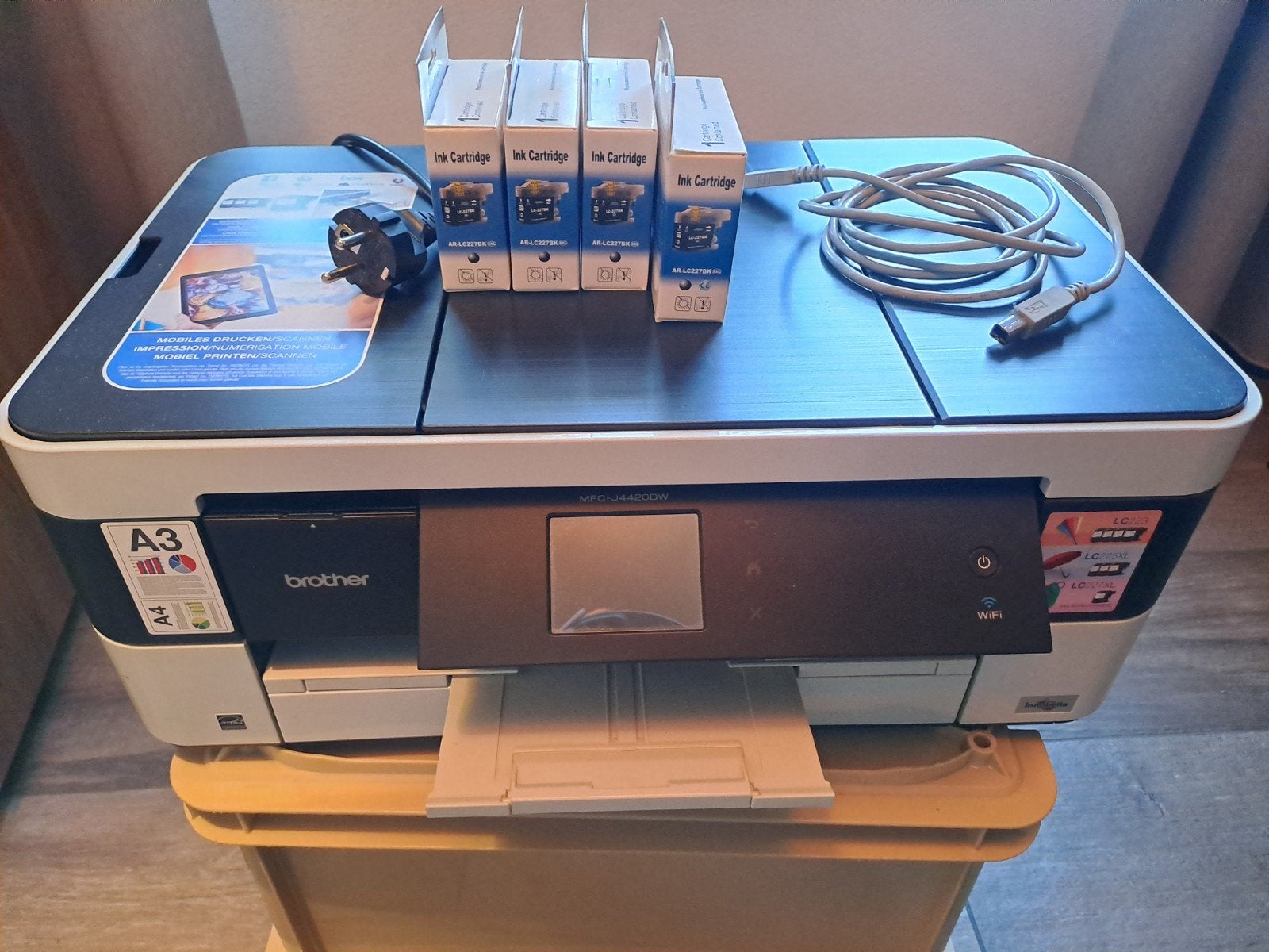 Brother MFC-J4420DW A3 All-in-one printer WiFi, Computers en Software, Printers, Ophalen of Verzenden