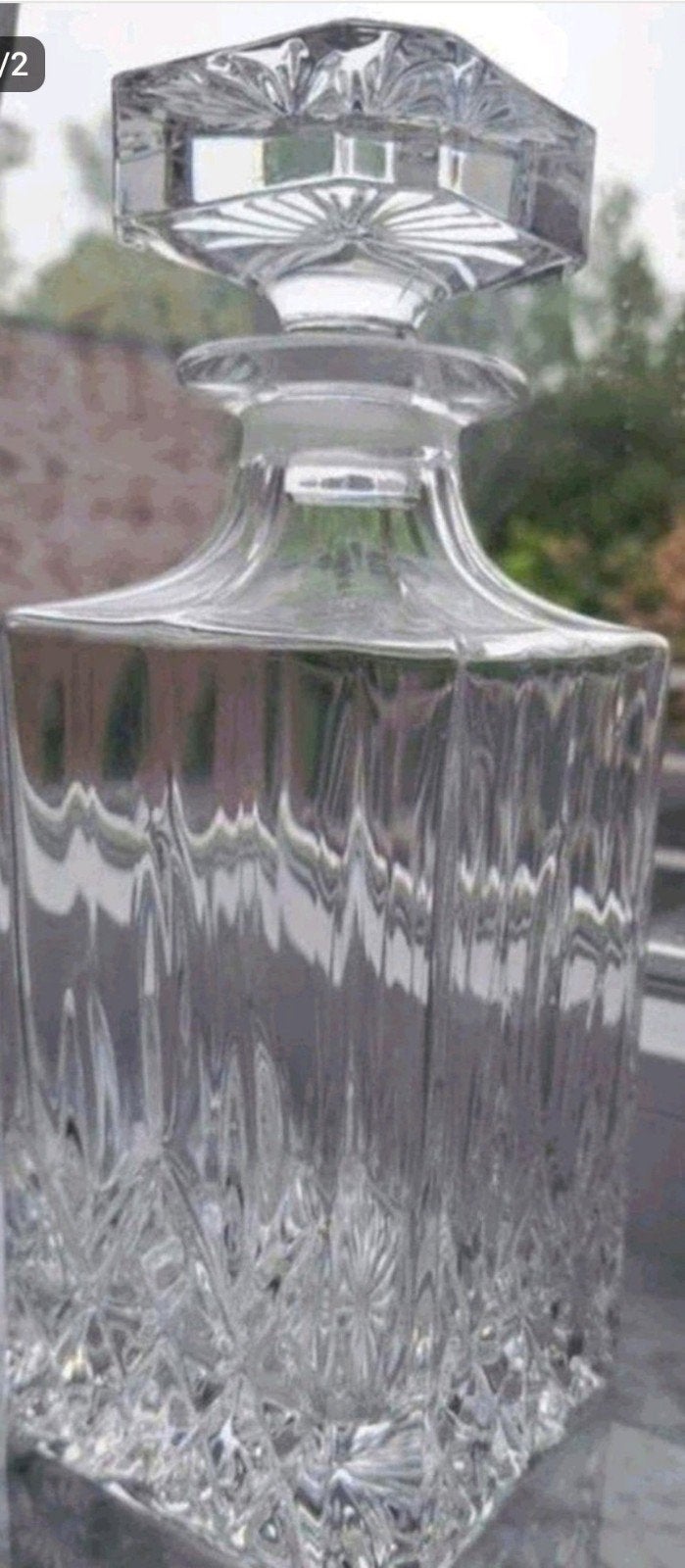 Kristallen Whiskey Karaf met Stop, Ophalen