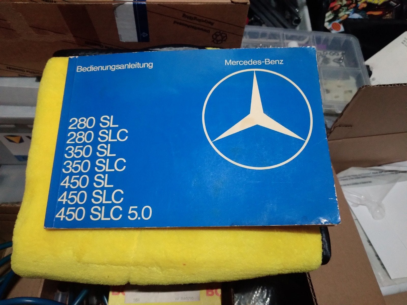 Handleiding Duitstalig  Mercedes R107  W107 SL  /  SLC 1979, Auto diversen, Ophalen of Verzenden