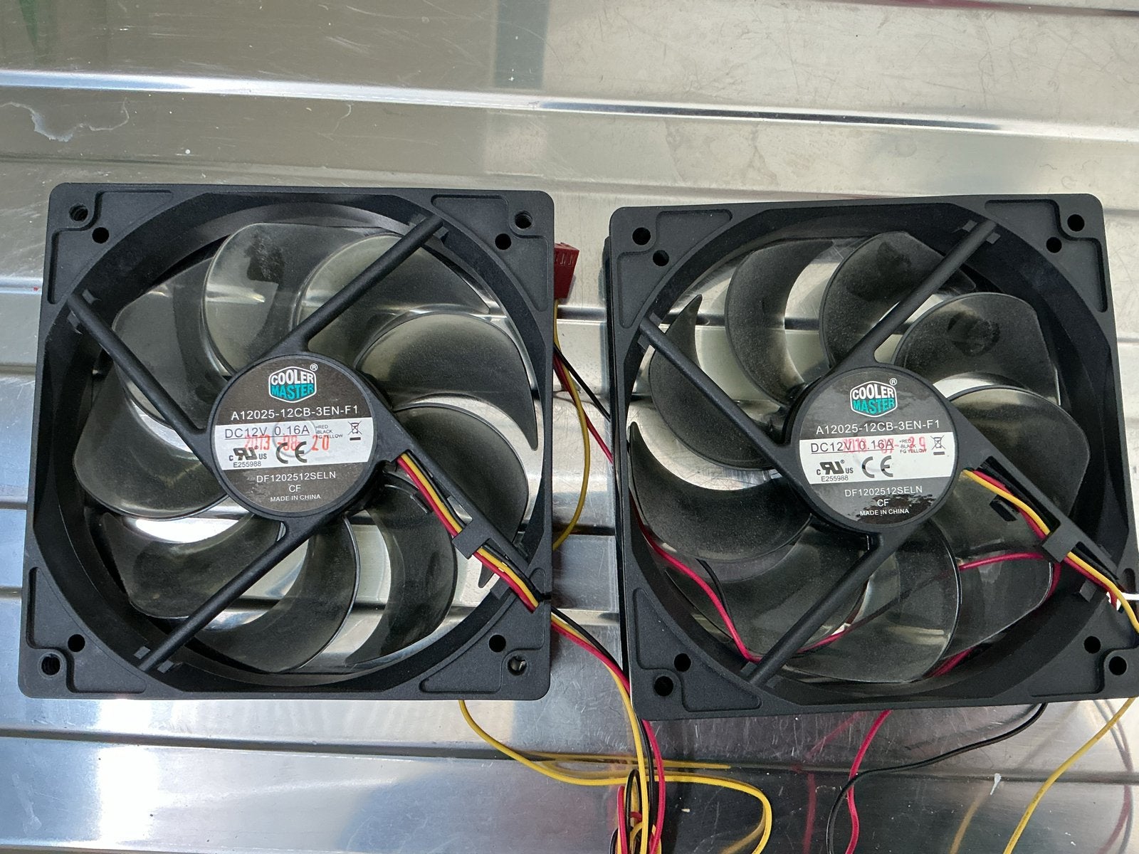 Cooler Master PC ventilatoren (2 stuks), Ophalen, Gebruikt, Luchtkoeling