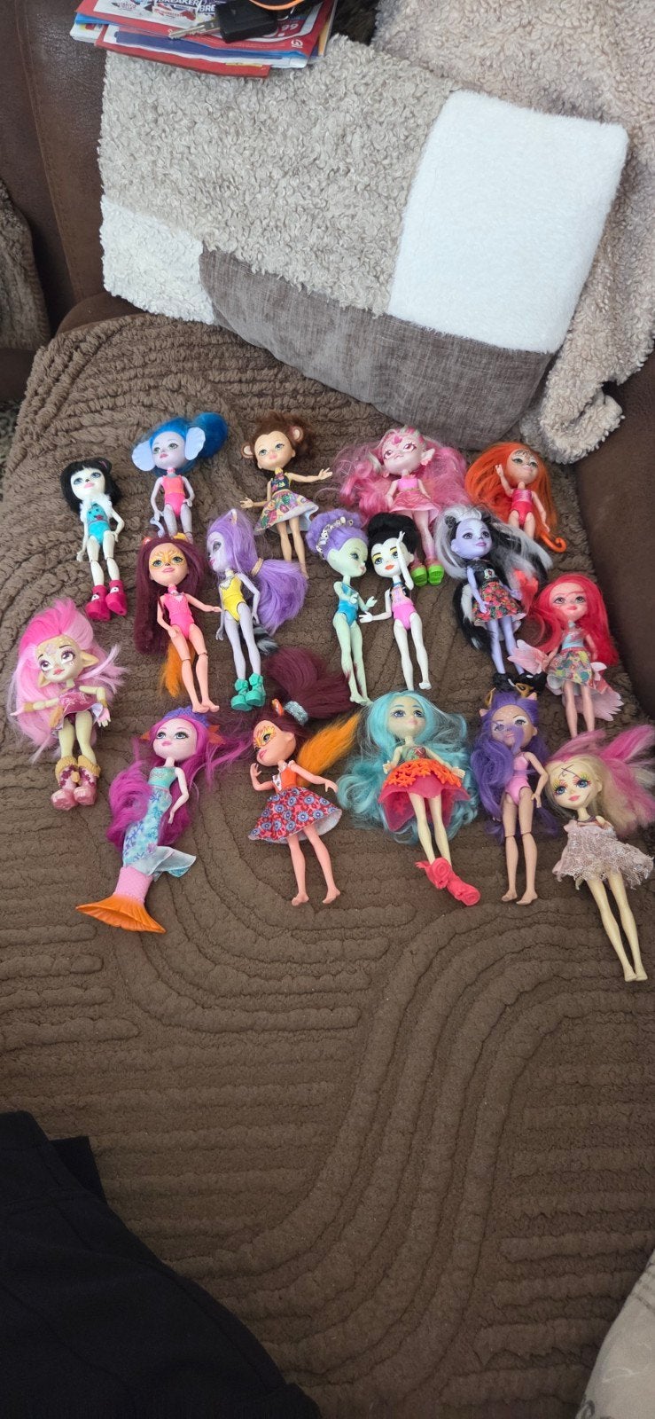 17 Enchantimals  poppetjes- Grote collectie, Kinderen en Baby's, Speelgoed | Poppen, Ophalen of Verzenden, Gebruikt, Overige typen