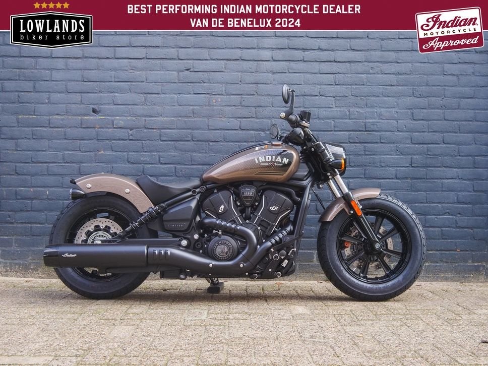 INDIAN MOTORCYCLE SCOUT BOBBER LIMITED + TECH - ACTIE ROAARR, 2 cilinders, Chopper, Onbekend, Meer dan 35 kW