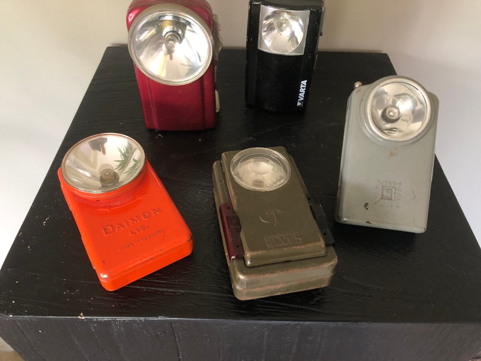 Vintage Zaklampen - Daimon, Varta, Wondar, Elvee, Ophalen of Verzenden