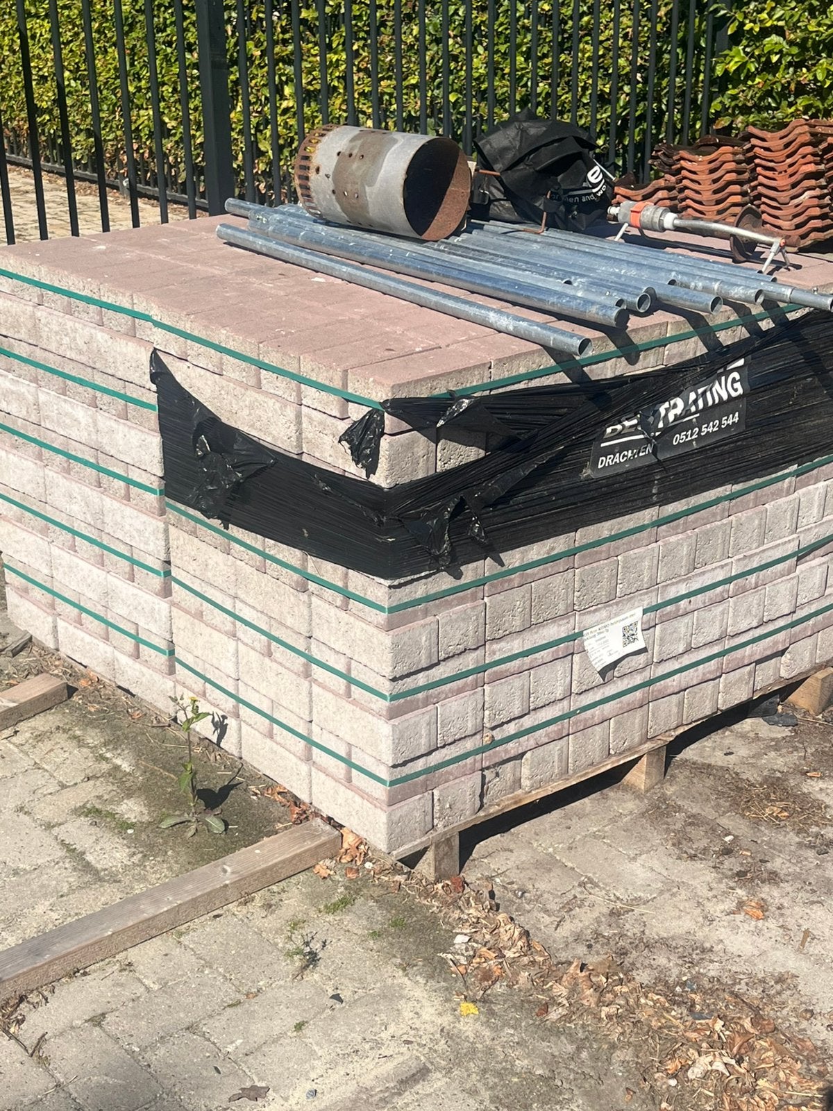 Klinkers nieuw plus opsluitbanden, Ophalen, Nieuw, 50 tot 100 mm