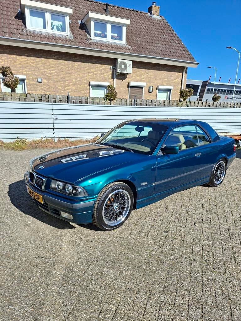 BMW 3-Serie 2.8 I 328 Cabriolet AUT 1995 Groen, Automaat, Achterwielaandrijving, 1575 kg, Beige