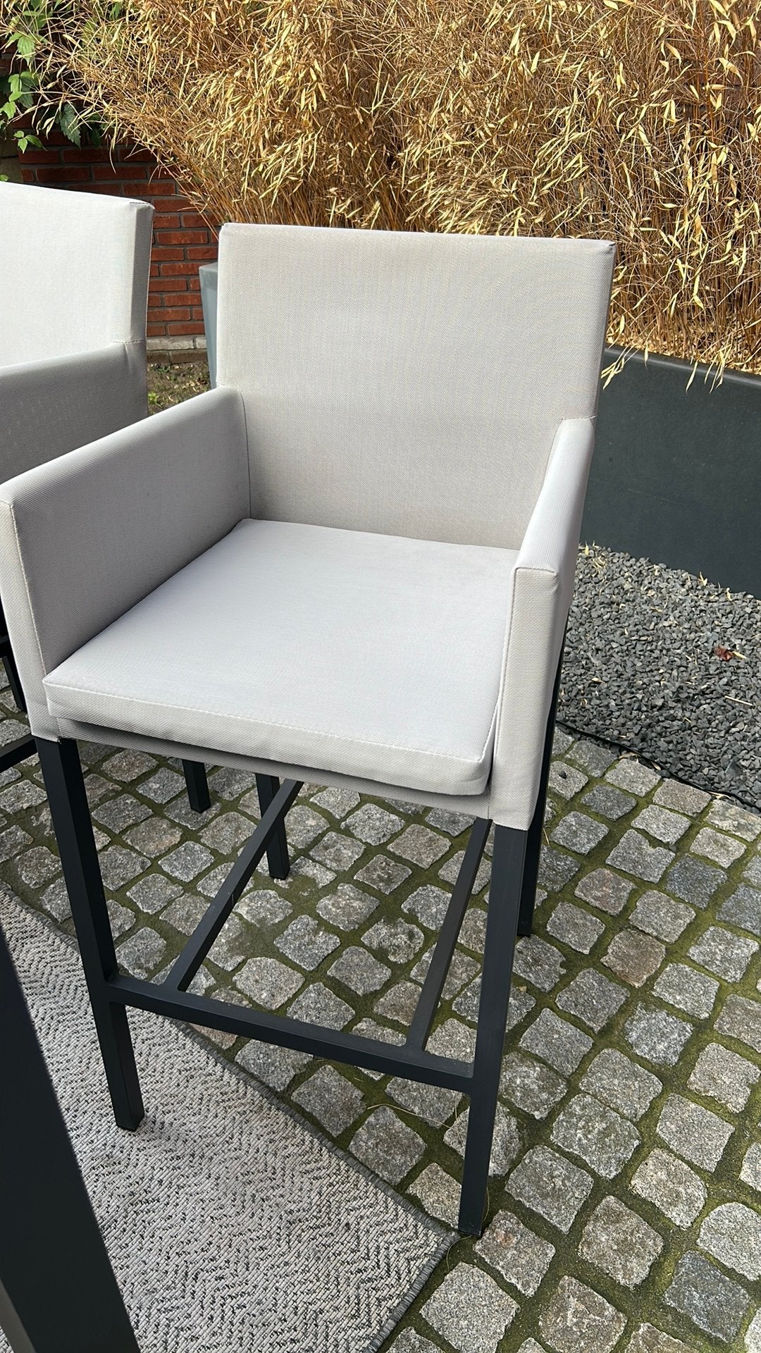 Foto 7 van Tuinset Bellagio Saretto bartafel 225x75x105cm en 6 stoelen