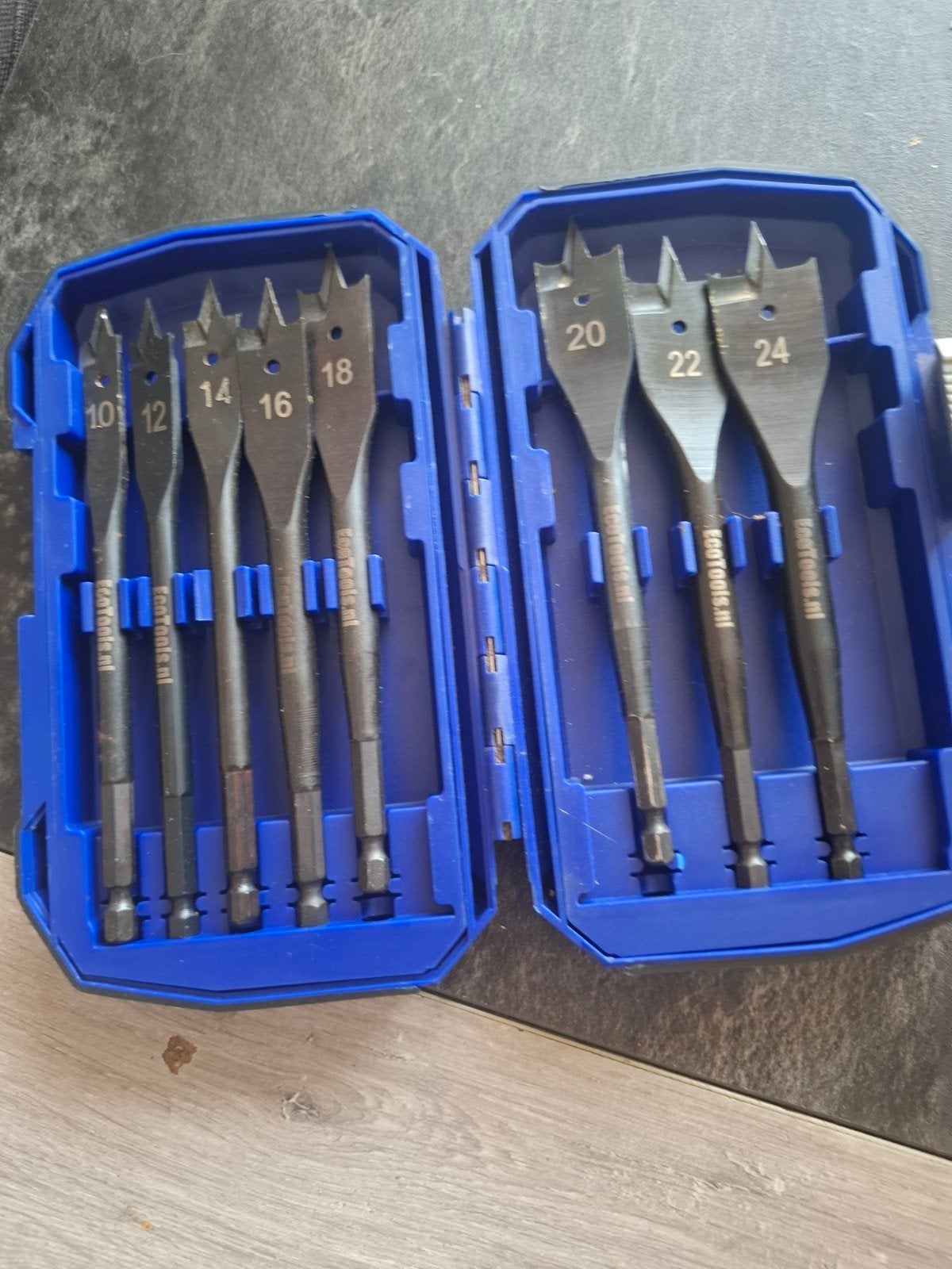 Borenset voor hout - 8-delig speedboor set, Ophalen of Verzenden, Zo goed als nieuw