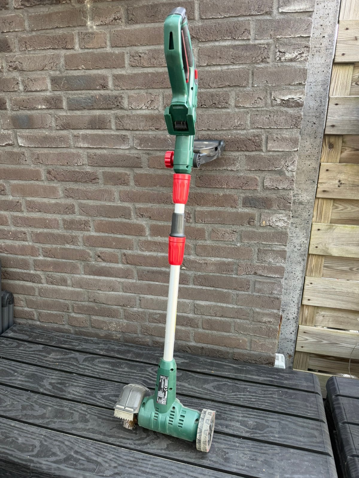 Parkside 20v accu onkruid borstel, Ophalen of Verzenden, Zo goed als nieuw, Onkruidsteker