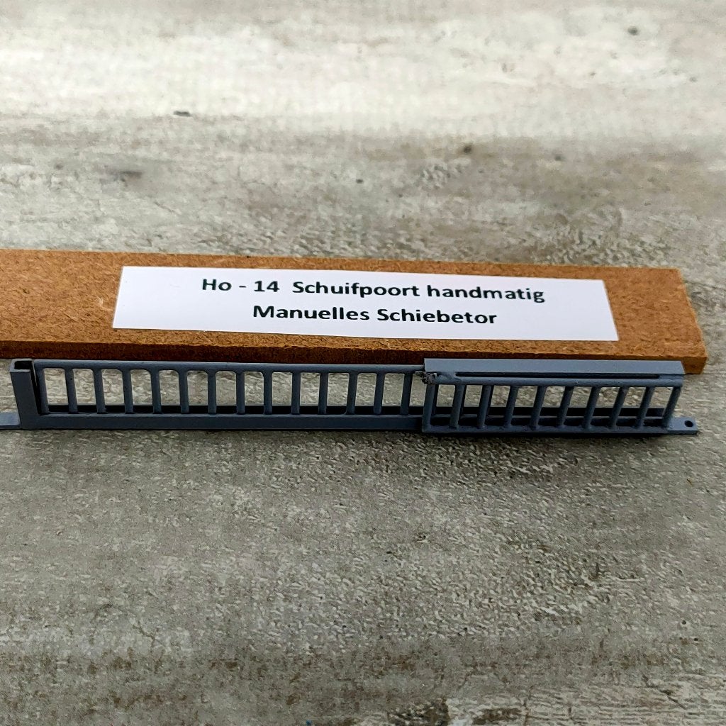 modeltrein Ho – 14 Schuifpoort Handmatig, Overige merken, Gelijkstroom, Natuur, Nieuw