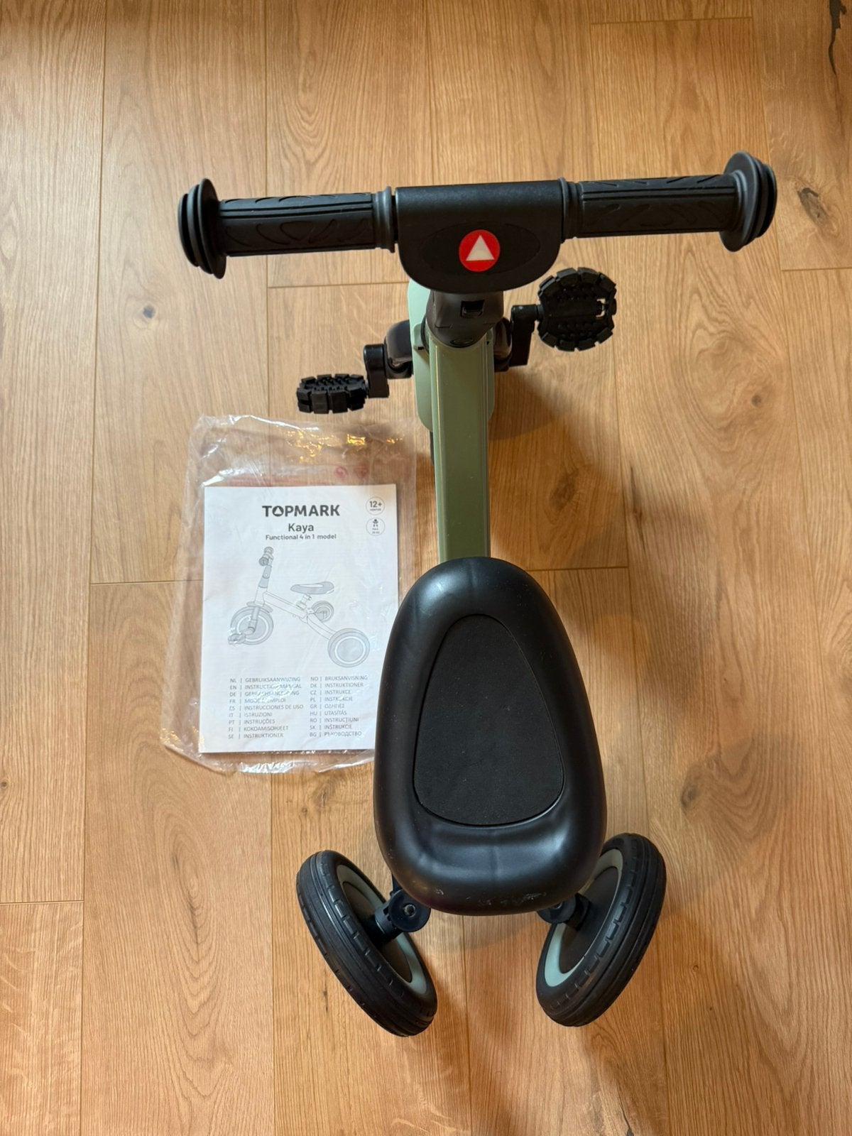Topmark 4 in 1 Loopfiets Kaya – Green, Ophalen, Zo goed als nieuw