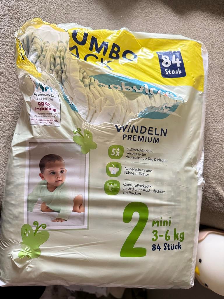 Babylove DM luiers maat 2 (3-6 kg), Ophalen, Nieuw, Overige typen