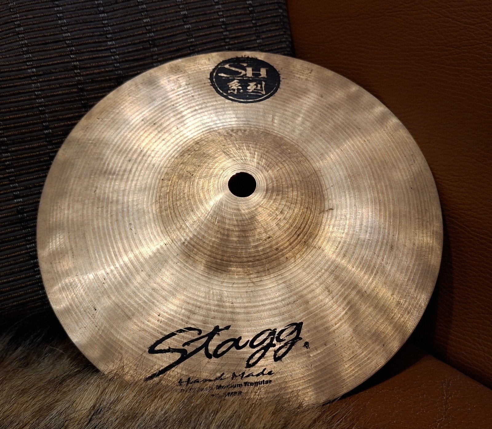 Stagg Hand Made 8"  splash bekken / cymbal, Ophalen of Verzenden, Gebruikt, Drums of Percussie