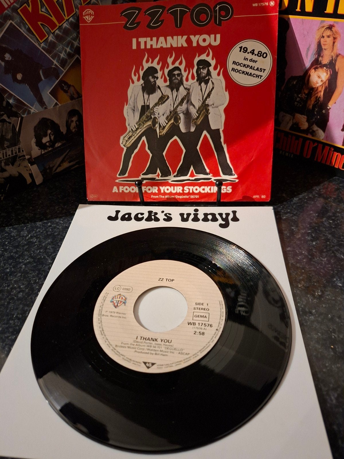 ZZ Top - I Thank You / A Fool For Your Stockings 1980, 7 inch, Ophalen of Verzenden, Zo goed als nieuw, Classic Rock