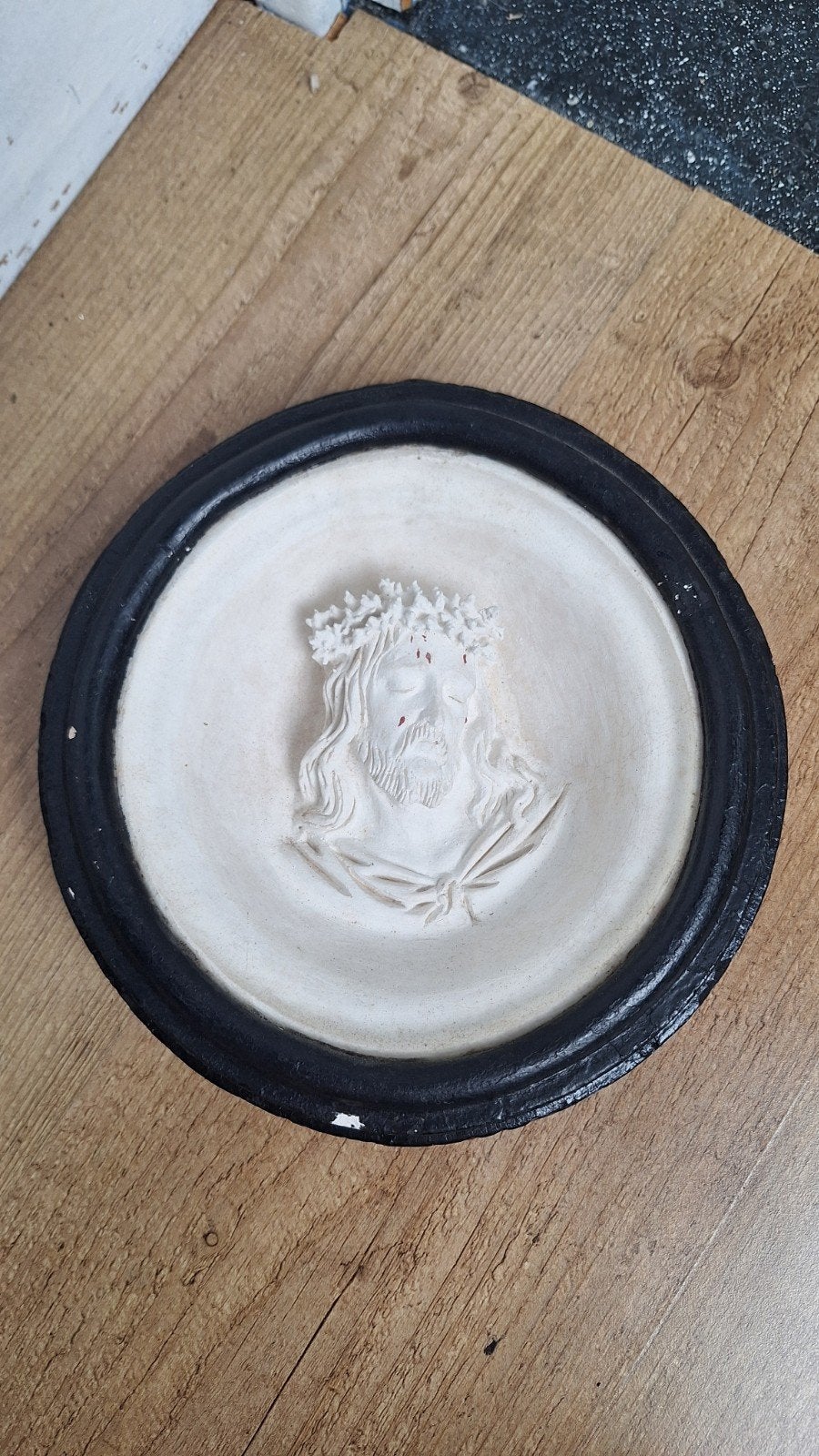 apparte groot model meerschuim Jesus hoofd, Verzenden