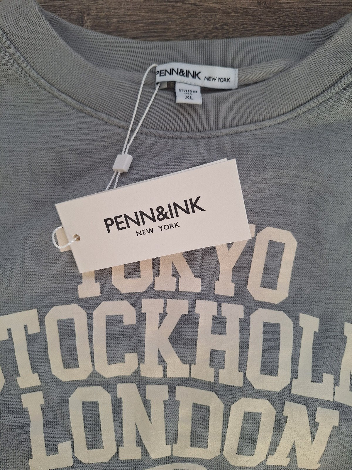 Penn&Ink grijze sweater - Nieuw met kaartjes xl, Maat 46/48 (XL) of groter, Nieuw, Ophalen of Verzenden, Lange mouw