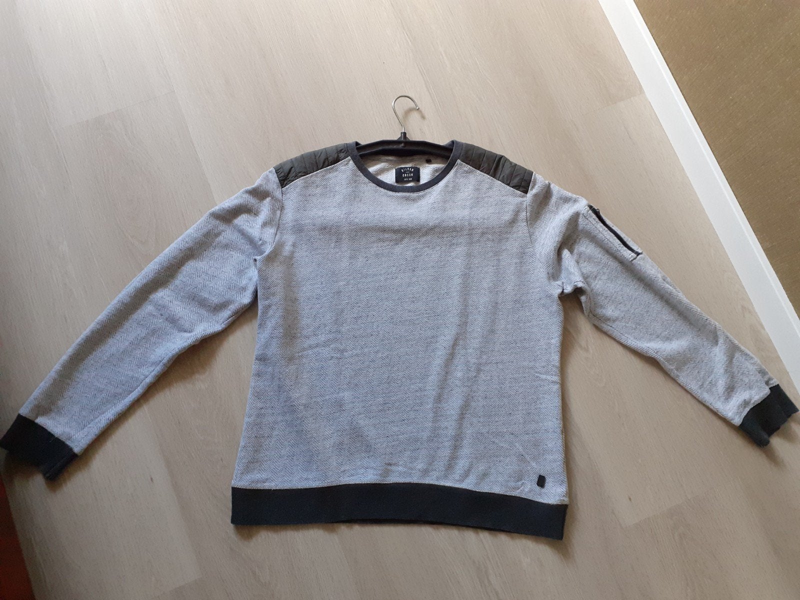 Mooie trui Silver Creek grijs groen maat XXL, Overige maten, Ophalen of Verzenden, Zo goed als nieuw, Grijs