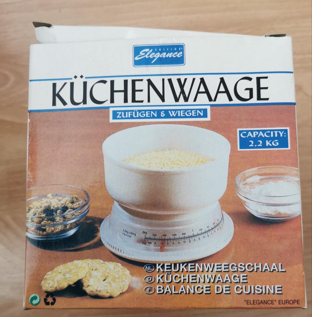 Keukenweegschaal Cuisine Elegance 2,2 kg, Minder dan 10 kg, Keukenweegschaal, Nieuw, Ophalen of Verzenden