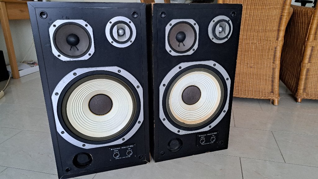 Kenwood LS 990 Legendarisch Vintage Speakers, Stereo speakers, Gebruikt, 60 tot 120 watt, Ophalen