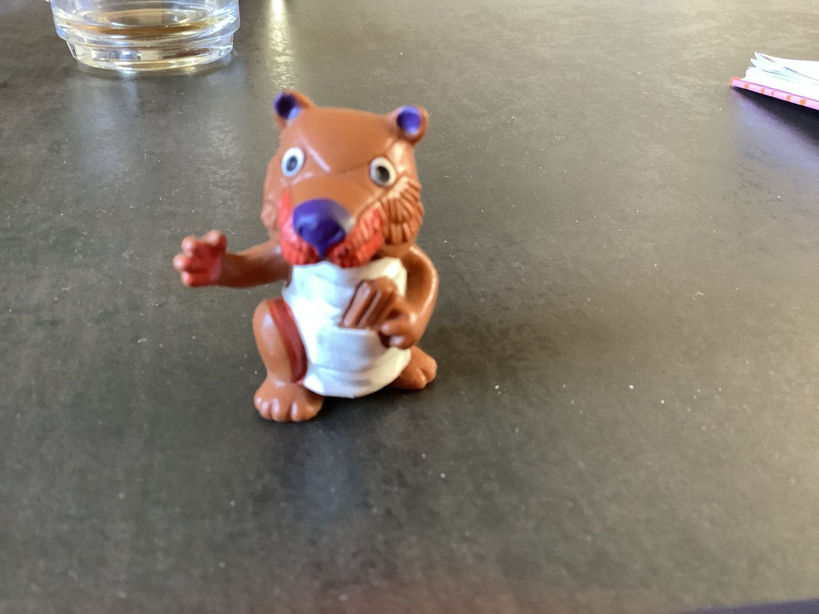 Vintage Speelfiguur Bever 1985, Ophalen of Verzenden, Gebruikt