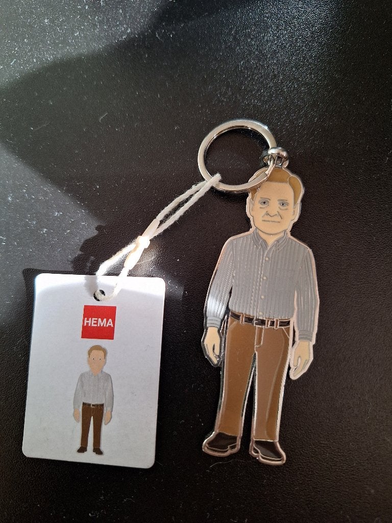 Frans van Finance sleutelhanger Hema Collectors Item, Ophalen of Verzenden, Nieuw, Knuffel of Figuurtje