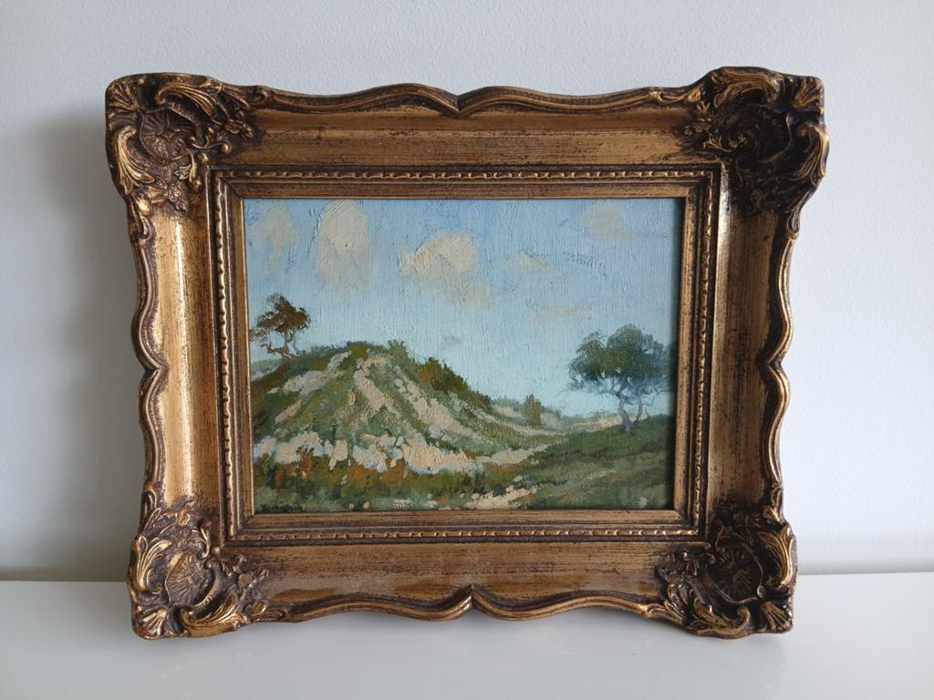 W.L. Wijmans 1888-1976 Utrecht olieverfschilderij op paneel, Ophalen of Verzenden