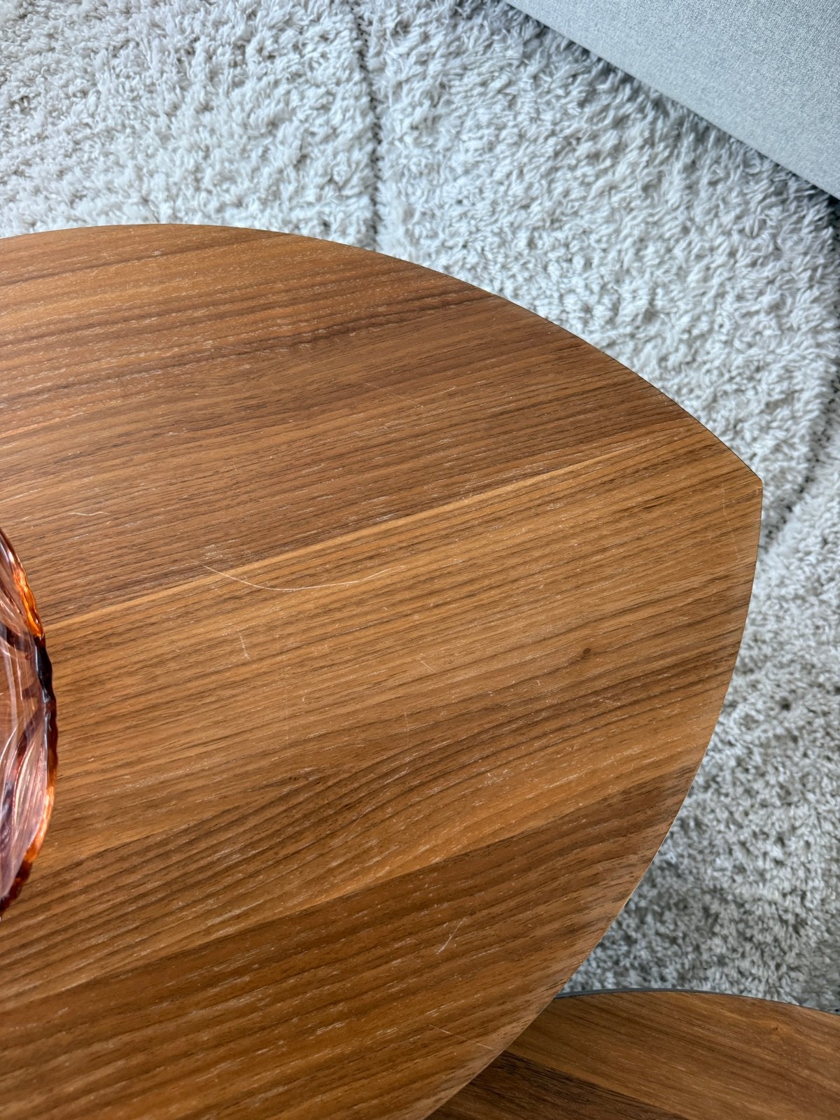 IKEA STOCKHOLM Bijzettafels (set van 2) - Walnootfineer, Ophalen, Gebruikt, Ovaal, Hout