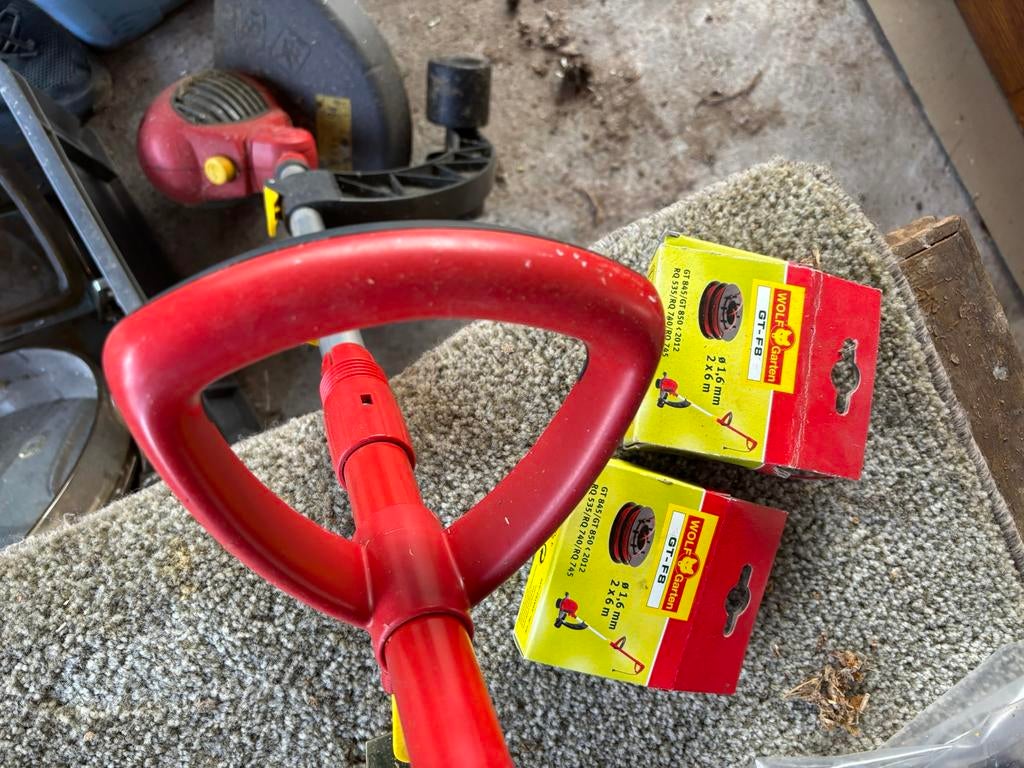 Wolf garten gt845 kantenmaaier met extra spoelen, Ophalen of Verzenden, Zo goed als nieuw, Elektrisch