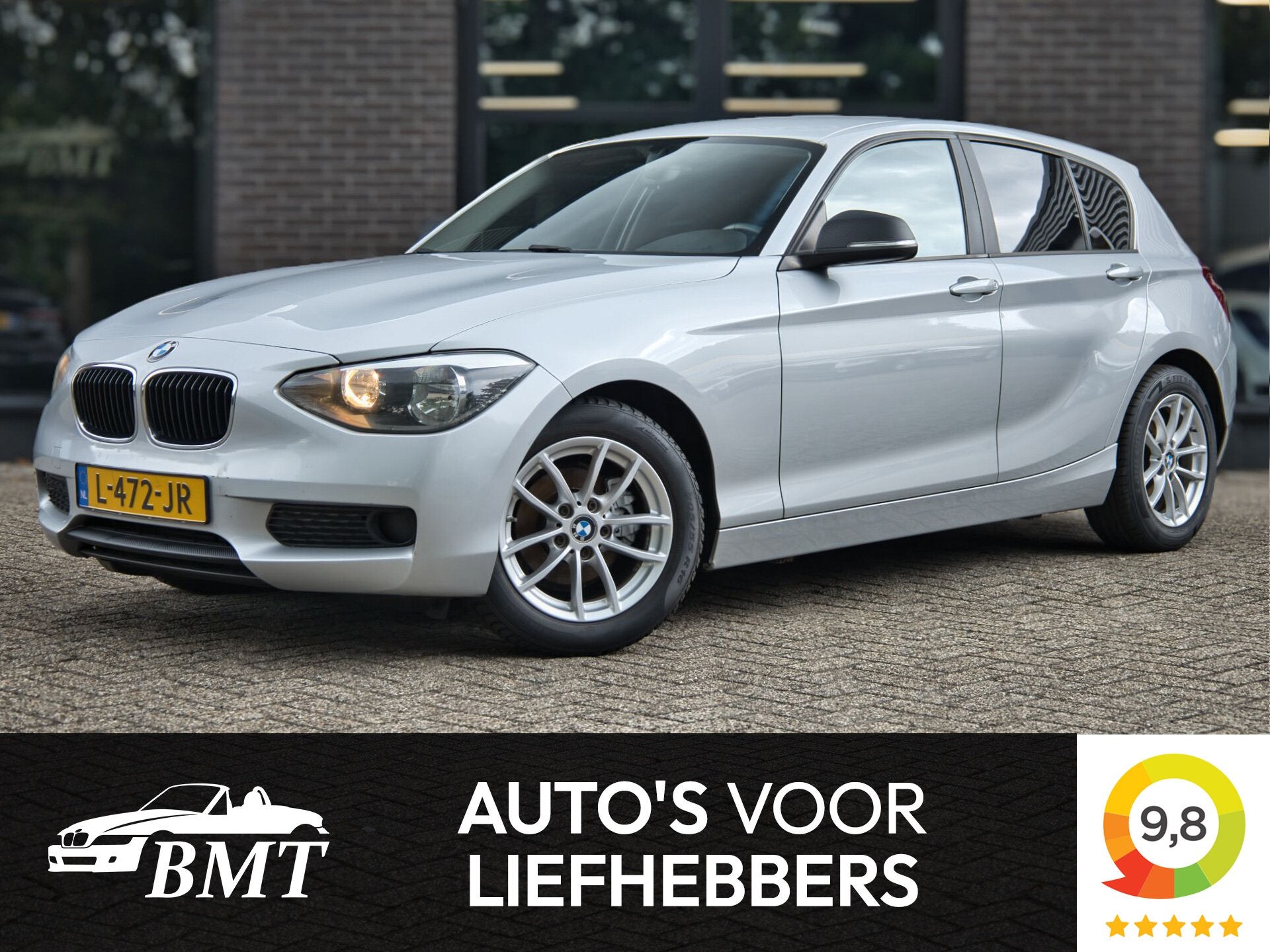 BMW 114i F20 EDE Business / Airco / Stoelvw / PDC / Deal!, 1-Serie, Euro 5, Gebruikt, Zwart