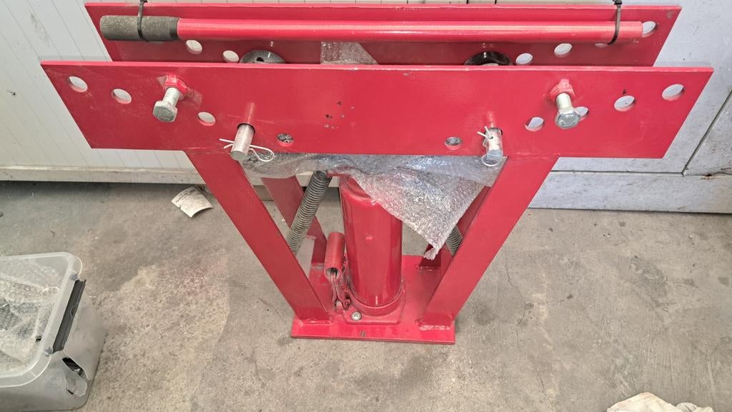 Buizenbuiger 12 ton hydraulisch voor rolkooi autocross, Auto diversen, Ophalen of Verzenden, Gebruikt