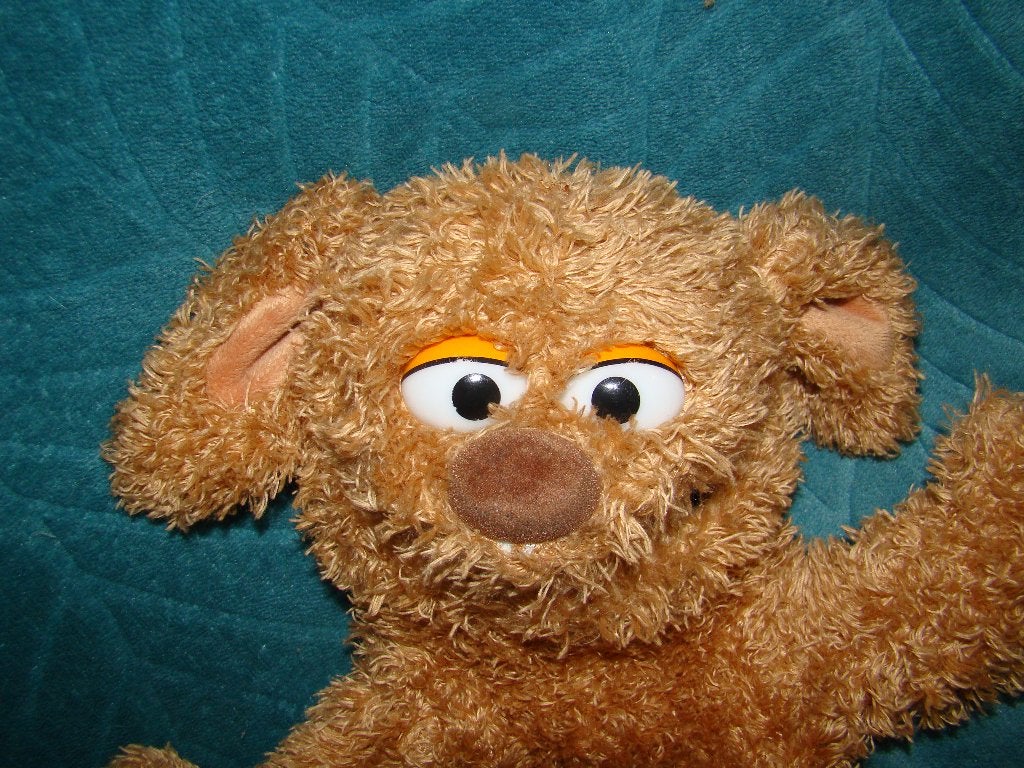 handpop tommy uit sesam straat  hond bruin nieuw, Overige merken, Overige karakters, Zo goed als nieuw, Middelgroot (20 tot 80 cm)