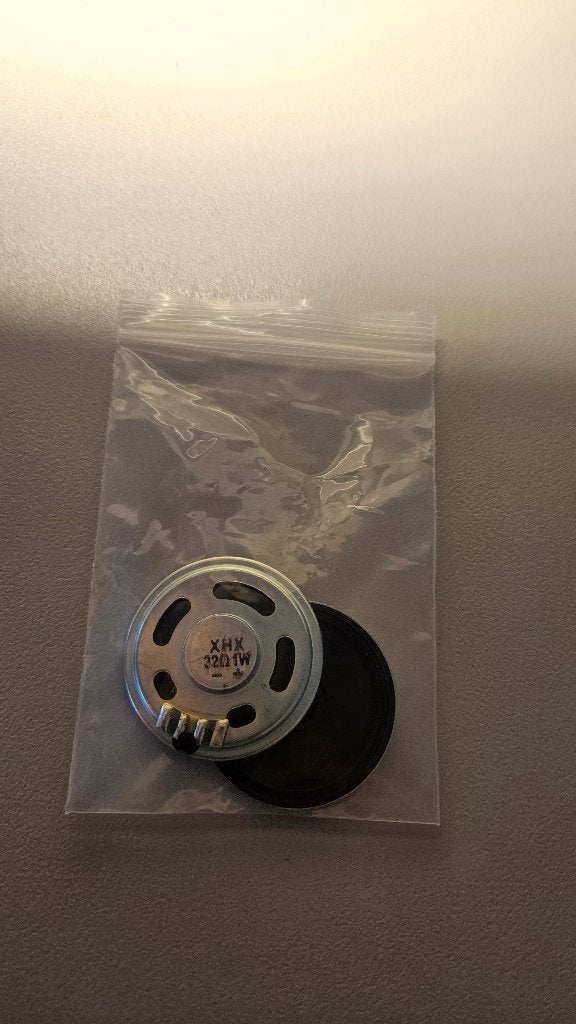 45mm 32Ohm 1W Speaker, Ophalen of Verzenden, Nieuw, Zender en Ontvanger